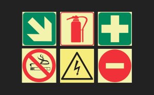 Photoluminescent Signs