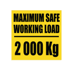 Safe Working Load Sign