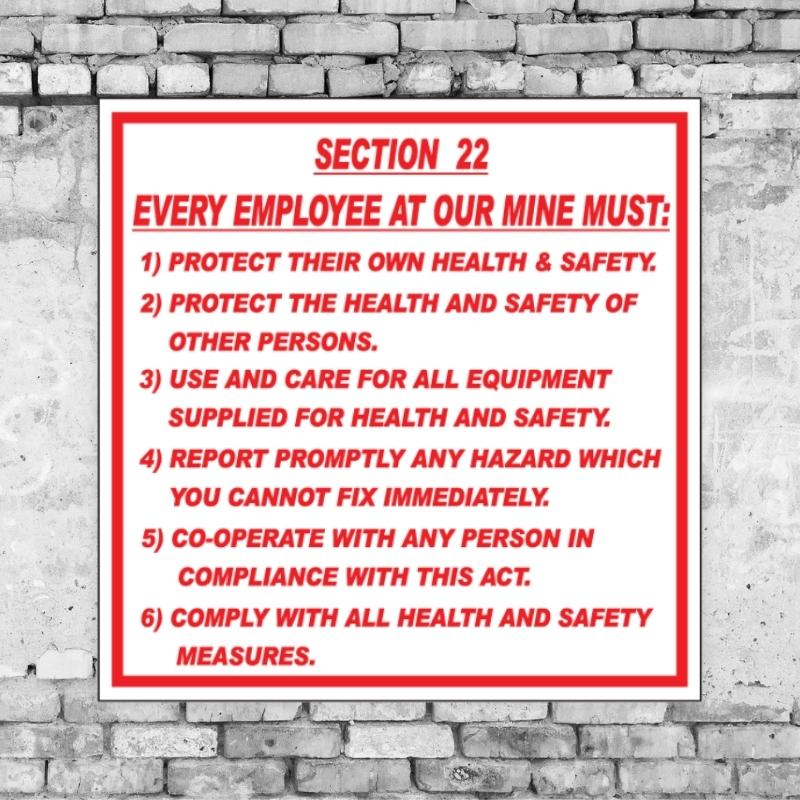 Section 22 Every Employee Must Sign