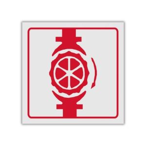 Sprinkler Valve reflective safety sign (FB06REF)