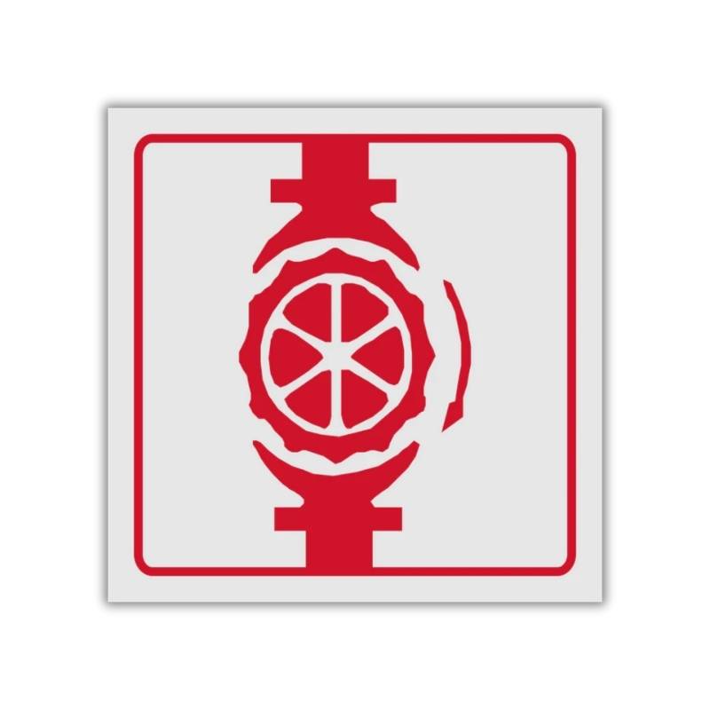 Sprinkler Valve reflective safety sign (FB06REF)