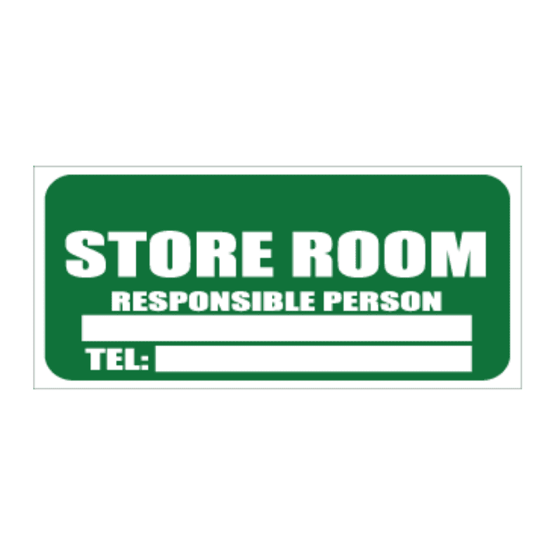 Store Room Sign