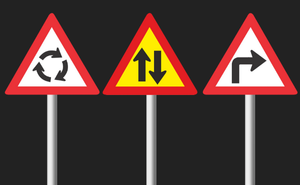 W200 Series Direction of Movement Road Signs