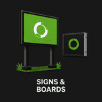 custom printed sign and boards solutions