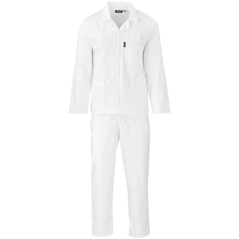 WHITE Trade Polycotton Conti Suit