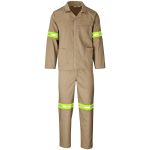 KHAKI Trade Polycotton Conti - Suit Reflective Arms