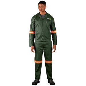 Acid Resistant Polycotton Conti Suit - Reflective Arm