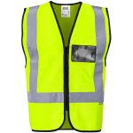 YELLOW Direction En4 Hi-Viz Reflective Full Zip Vest
