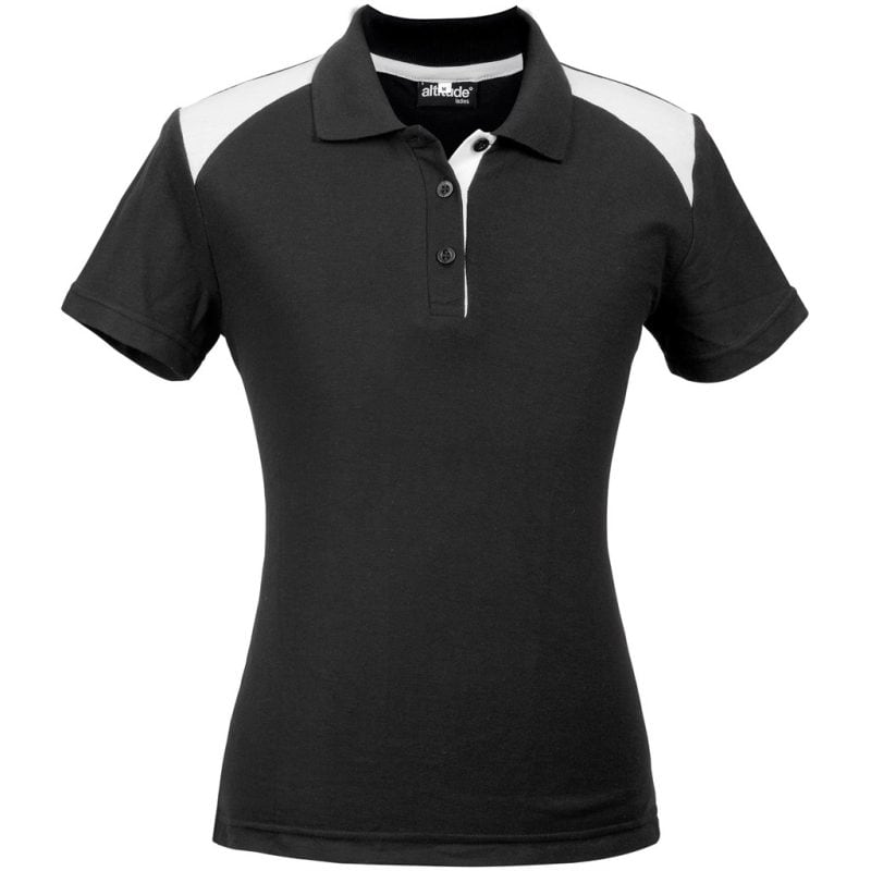 BLACK Ladies Apex Golf Shirt