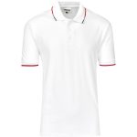 WHITE Mens Ash Golf Shirt - White
