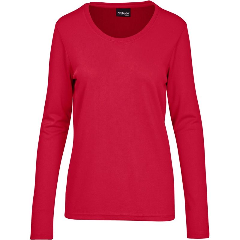 RED Ladies Long Sleeve All Star T-Shirt