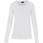 WHITE Ladies Long Sleeve All Star T-Shirt