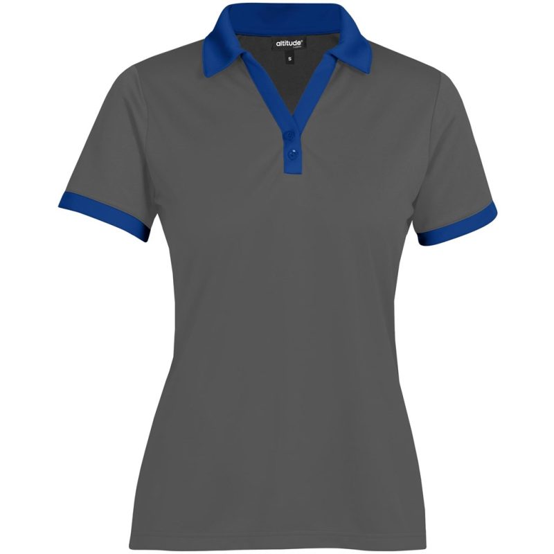 ROYAL BLUE Ladies Bridgewater Golf Shirt - Royal Blue