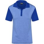 BLUE Ladies Crossfire Golf Shirt - Blue