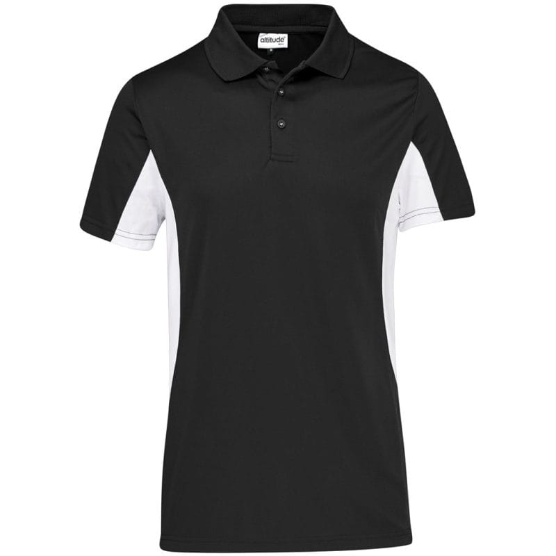 BLACK Mens Championship Golf Shirt - Black