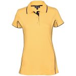 YELLOW Ladies Denver Golf Shirt - Yellow