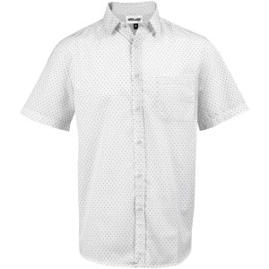 WHITE Mens Short Sleeve Duke Shirt - White