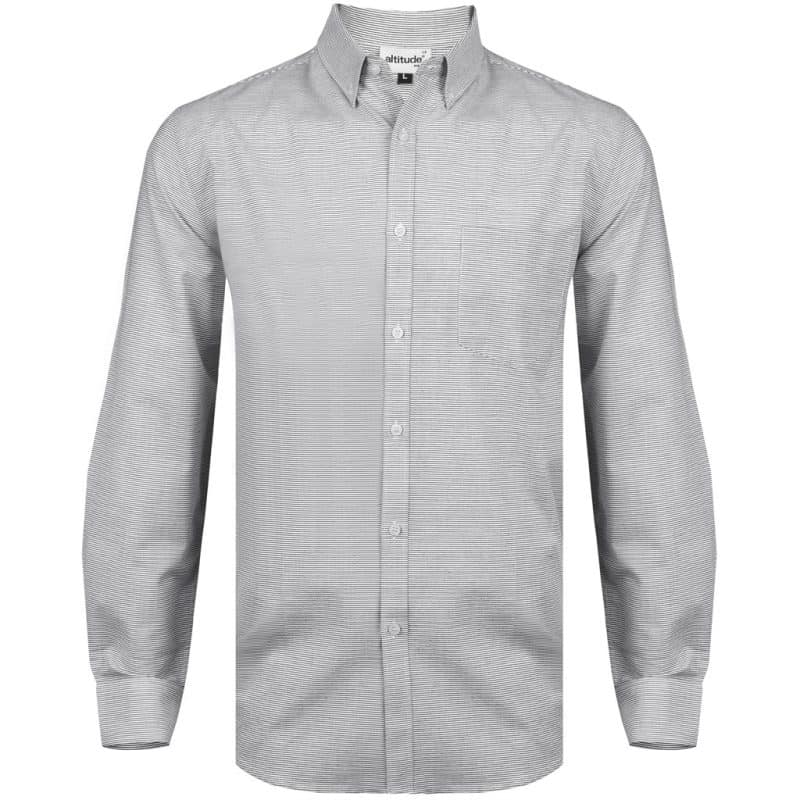 GREY Mens Long Sleeve Earl Shirt - Grey
