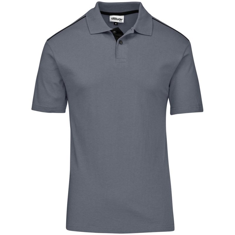 GREY Mens Galway Golf Shirt - Grey