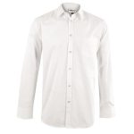 WHITE Mens Long Sleeve Haiden Shirt - White