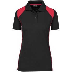 BLACK Ladies Infinity Golf Shirt - Black