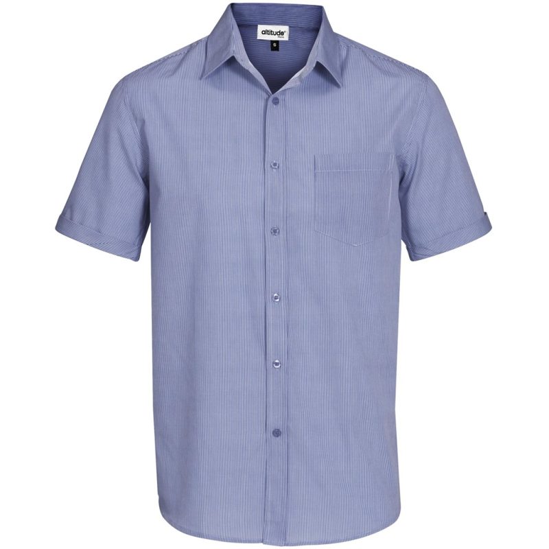 ROYAL BLUE Mens Short Sleeve Northampton Shirt