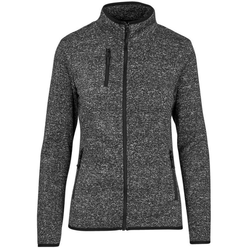 CHARCOAL Ladies Paragon Fleece Jacket - Charcoal