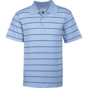 SKY BLUE Mens Stinger Golf Shirt - Sky Blue
