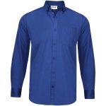 ROYAL BLUE Mens Long Sleeve Viscount Shirt - Royal Blue