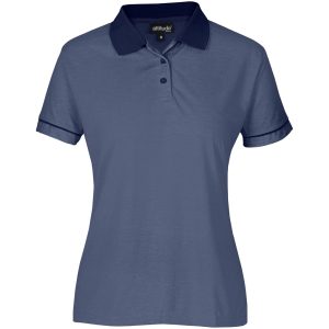 NAVY Ladies Verge Golf Shirt - Navy