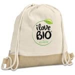 Okiyo Bijin Jute & Cotton Drawstring Bag