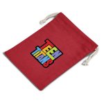 Altitude Allsorts Mini Cotton Drawstring Pouch - Red