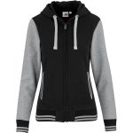 BLACK Ladies Princeton Hooded Sweater - Black