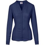 NAVY Ladies Long Sleeve Ava Blouse