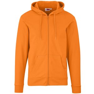 ORANGE Mens Bravo Hooded Sweater - Orange