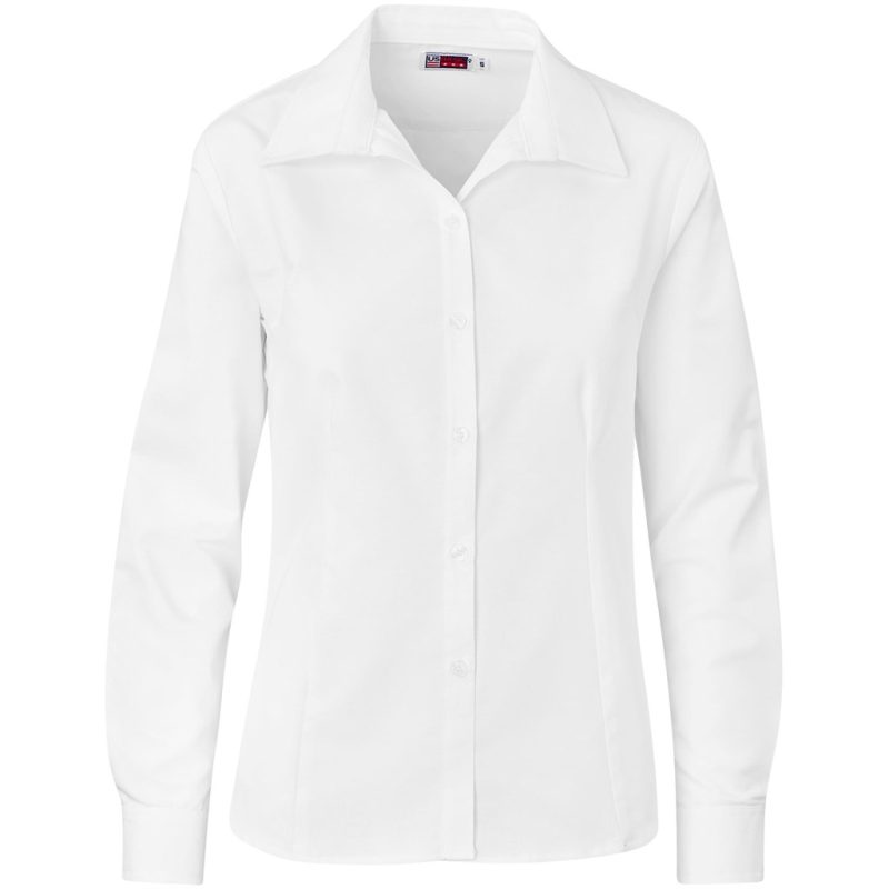 WHITE Ladies Long Sleeve Aspen Shirt