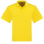 YELLOW Mens Elemental Golf Shirt - Yellow