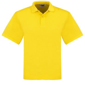 YELLOW Mens Elemental Golf Shirt - Yellow