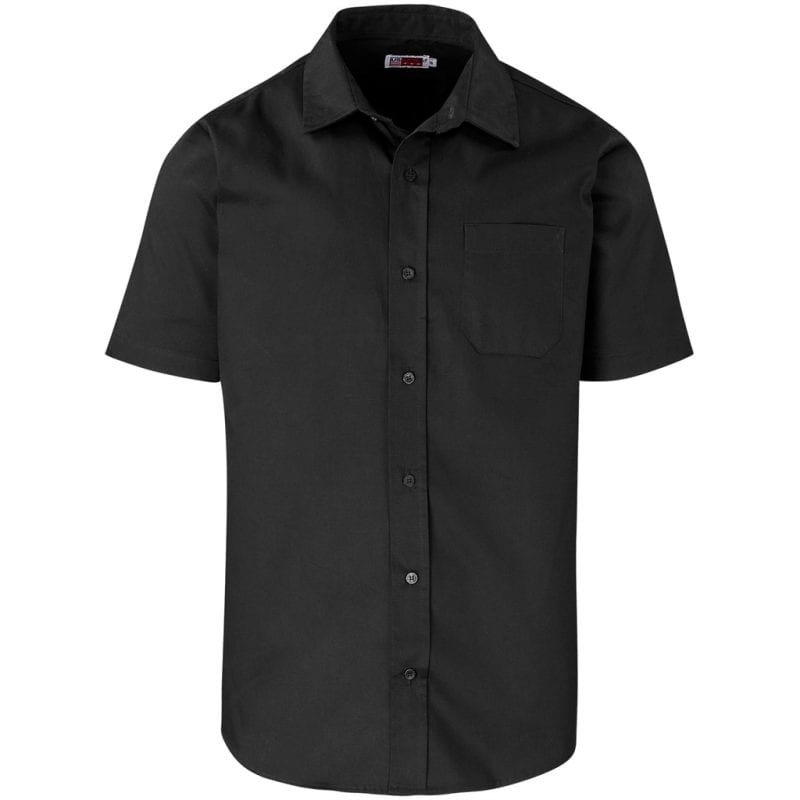 BLACK Mens Short Sleeve Milano Shirt