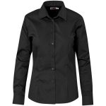 BLACK Ladies Long Sleeve Milano Shirt
