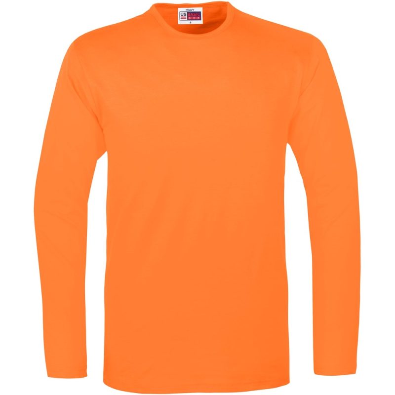 ORANGE Mens Long Sleeve Portland T-Shirt