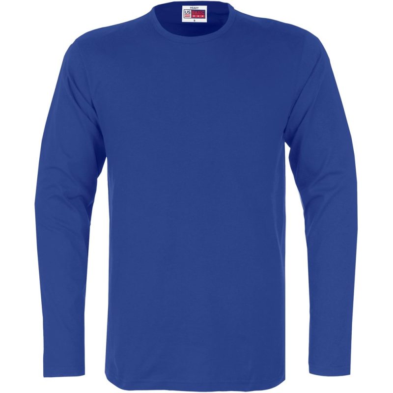 ROYAL BLUE Mens Long Sleeve Portland T-Shirt