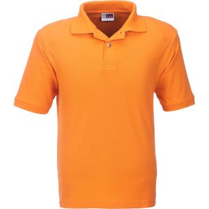 ORANGE Mens Boston Golf Shirt - Orange