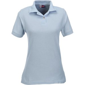 OCEAN BLUE Ladies Boston Golf Shirt - Ocean Blue