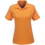 ORANGE Ladies Boston Golf Shirt - Orange