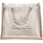Okiyo Chinsai Mini Jute & Cotton Gift Bag