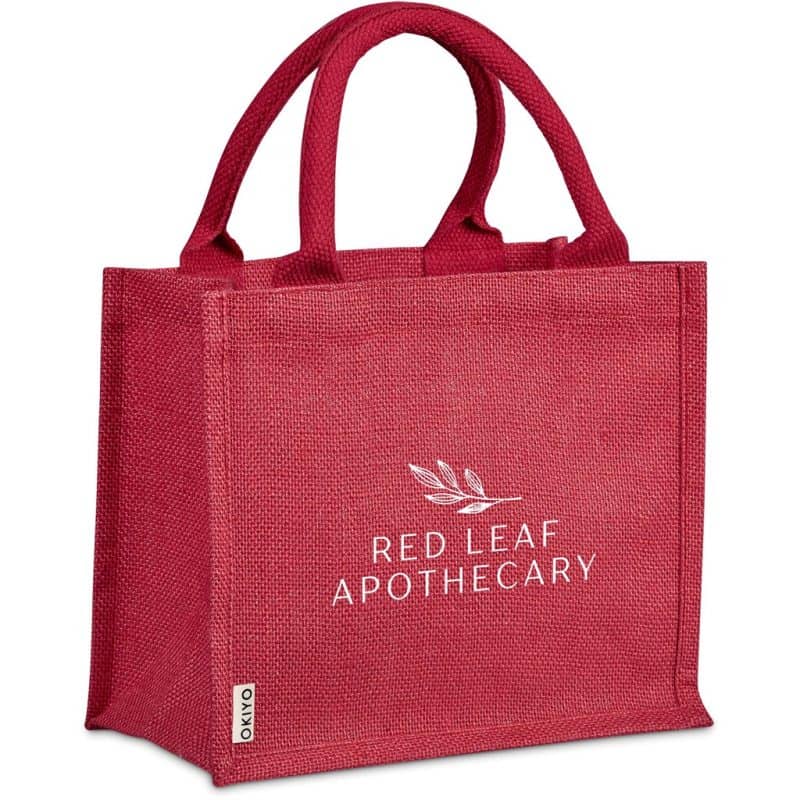RED Okiyo Miyag Midi Jute Gift Bag