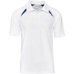 WHITE Kids Splice Golf Shirt - White