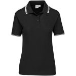 BLACK Ladies Cambridge Golf Shirt - Black