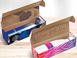 Bottles Flasks And Tall Tumblers In Custom Gift Boxes